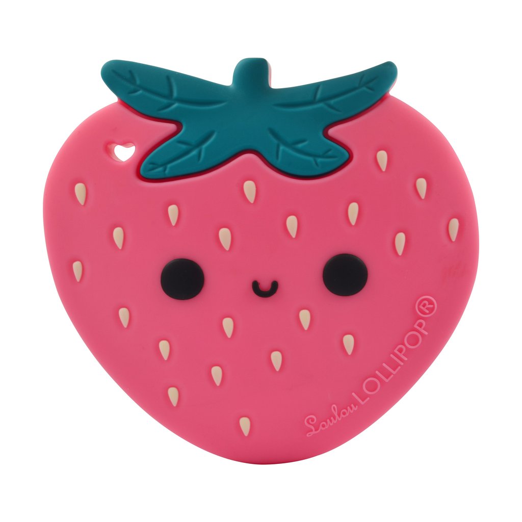 Strawberry hot sale baby teether