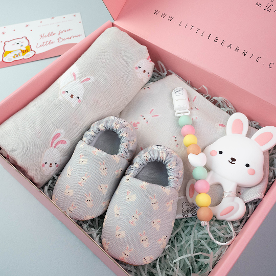 Hello Little One - Baby Luxe Gift Set (Bunny Series) | Little Bearnie